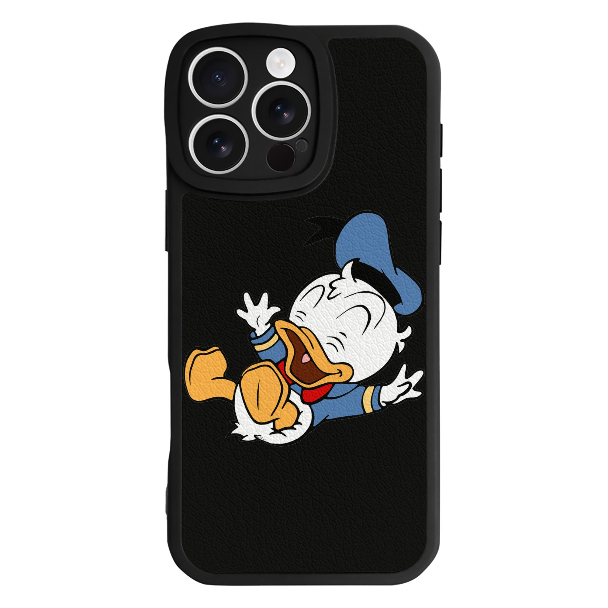 （画像用） ミッキーマウス Mickey Mouse 【iPhone 16シリーズ対応】シリコンスマホケース（レザー調） 材質：シリコン